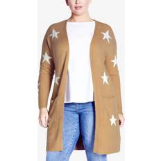 Avenue Cardigans Avenue CARDIGAN STARRY Camel Marle Camel Marle