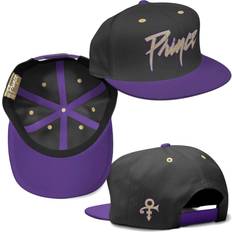 Prince Prince Unisex Snapback Cap: Gold Logo & Symbol Prince Clothing