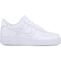 Nike Air Force 1 Low Top Shoes - White/White