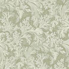 Wallpapers Holden Decor Holden Botanical Scroll Sage Wallpaper