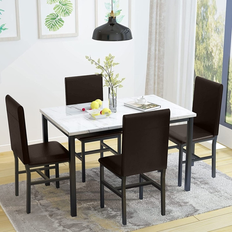 MIERES Marble Dining Set 5