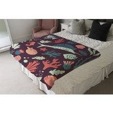 Sealife Sealife Blankets Purple