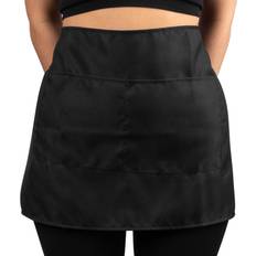 Aprons on sale Jazooli Short Cooking Work Restaurant Cafe Apron Black