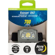 Nite Ize Radiant RH2 PowerSwitch Rechargeable Headlamp Black/Grey