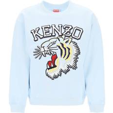 Kenzo Tiger Varsity Crew-Neck Sweatshirt - Light Blue