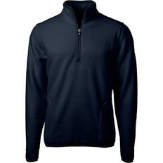 Outerwear Cutter & Buck Cascade Eco Sherpa Fleece Mens Zip Jacket, Navy Blue