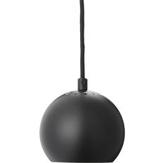 Frandsen Hanglampen Frandsen Ball Hanglamp Mat Ø12 cm Zwart