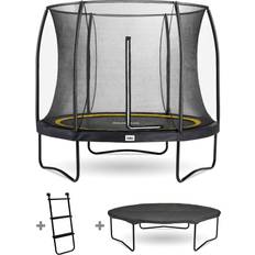 Salta 251 cm Trampolin mit Sicherheitsnetz schwarz 250.0 H x 251.0 W x 251.0 D cm