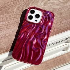 Shein Electroplated Wrinkle Phone Case