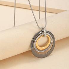 Shein Circle Pendant Necklace