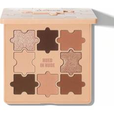 Dekorationer Ögonskuggor Shein JazyÂ JigsawÂ EyeshadowÂ Palette-Hued in Nude 9-Color Shimmer Matte Eyeshadow Palette Nude Metallic Evenly Pigmented Smooth Blendable Eyeshadow Bla
