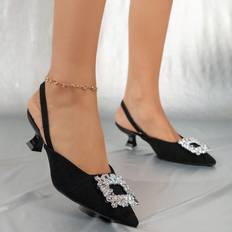 Silver - Slip-On Heels & Pumps Shein Ladies Stylish High Heel Pumps Springsummer