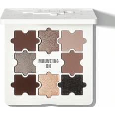 Makeup Shein JazyÂ JigsawÂ EyeshadowÂ Palette-Mauve'ing On 9-Color Shimmer Matte Eyeshadow Palette Metallic Evenly Pigmented Smooth Blendable Eyeshadow Winter Bl