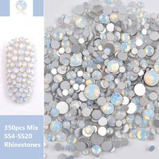 Nail Products Shein Black Friday White Mixed Opal Rhinestones Flatbacked Glass Crystal and Ornaments for Nail Art Decoration