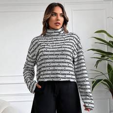 Shein Turtleneck Drop Shoulder Sweater