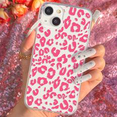 Shein Leopard Clear Phone Case