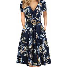 Shein Tropical Print ALine Dress