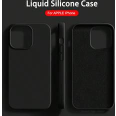 Shein Luxury Liquid Silicone Shockproof Case for iPhone 14 Pro Max