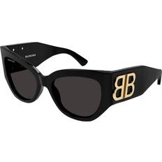 Balenciaga Dame Solbriller Balenciaga Stilfulde Solbriller Bb0322S - Black