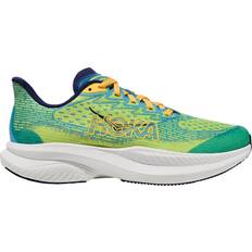 Blue Sport Shoes Hoka Kid's Mach 6 - Lettuce/Bellwether Blue