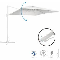 Garten & Außenbereich BigBuy Outdoor Parasol De Jardín Rotatorio Tiber 300 x 300 x 250 cm 300cm