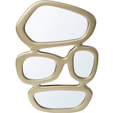 Canora Grey 114.3cm Gold Art Deco Wall Mirror