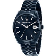 Maserati Attrazione Stainless Steel Blue Sunray Dial Quartz R8853151016 Men's Watch