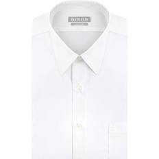 Van Heusen Men's Athletic Fit Poplin Dress Shirt White