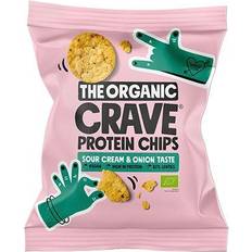 The Organic Crave - Chips Proteicos de Lentejas Bio - Sour Cream & Onion 30g