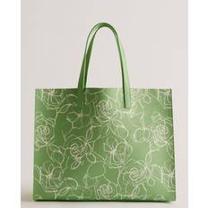 Ted Baker Taschen Ted Baker Linacon Linear Floral East West Icon Bag, Green/Ivory