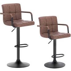 WOLTU Bar Stools Dark Brown