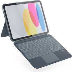 Tabletfutterale Epico Backlit iPad 10.9 Keyboard Case 2.0