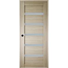 Beige Interior Doors Belldinni 36 Leora Right-Hand Solid Core 6-Lite Frosted Interior Door (x)