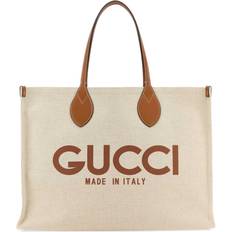 Gucci Totes & Shopping Bags Gucci Sand Canvas Shopping Bag