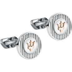 Maserati Manchetknapper Maserati Manchetknapper Logo Stål & Rosegold