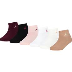 Jordan Youth Everyday Essential Ankle Socks 6-pack - Night Maroon