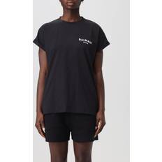 Balmain T-shirts Balmain T-shirt Met Logoprint - Zwart