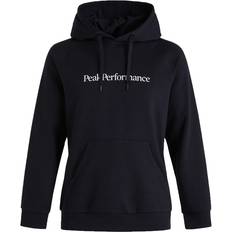 Peak performance hoodie mænd Peak Performance Ground Hood M - Black