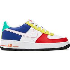 Nike air force 1 lv8 kids Nike Air Force 1 LV8 GS - University Red/Deep Royal Blue/Opti Yellow/White