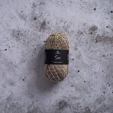 Svarta Fåret Sox Garn Ullmix 50 g Turkos/mörkrosa/limegrön Svarta Fåret