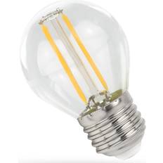 Kallvit LED-lampor Spectrum 1W LED liten globlampa G45, filament, klart glas, E27 Dimbar Inte dimbar, Kulör Neutral