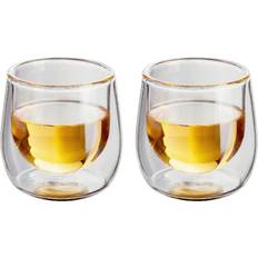 Transparent Shot Glasses Judge Double Walled Shot Glass 7.5cl 2pcs