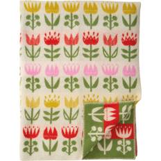 Klippan Yllefabrik Tulip Plaid Tæppe (180x130cm)