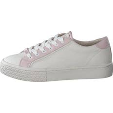 Guess Nainen Lenkkarit Guess Pardie4 White/Blush Female Kengät - Valkoinen