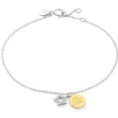 Transparent Armbånd Secrecy Bracelet - Silver/Gold/Transparent