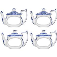 Spode Blue Italian Napkin Ring 10cm 4pcs