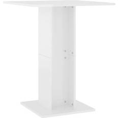 vidaXL 802108 High Gloss White Mesa de comedor 60x60cm