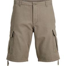 Jack & Jones Cole Barkley Regular Fit Cargo Shorts - Brown/Bungee Cord