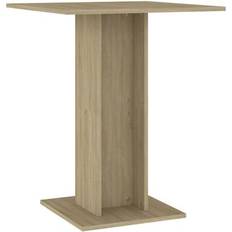 Kvadratiske - Træ Spiseborde vidaXL 802105 Sonoma Oak Spisebord 60x60cm