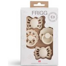 Silikone Sutter Frigg Begynder Suttepakke 4-Pak Cream